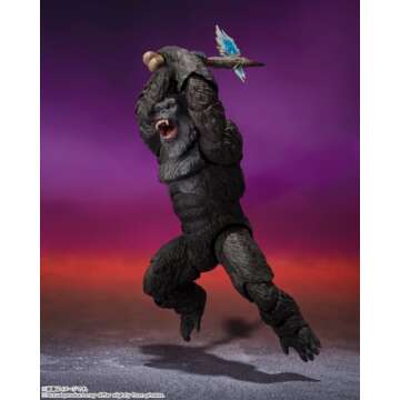 TAMASHII NATIONS - Godzilla x Kong: The New Empire - Kong from Godzilla x Kong: The New Empire (2024) S.H.MonsterArts Action Figure