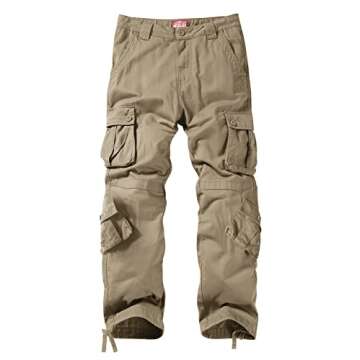 Match Men's Relaxed Fit Wild Cargo Pant (British Khaki, 29)