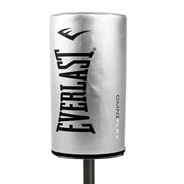 Everlast Omniflex Indoor Freestanding Adjustable Boxing MMA Core Punching Heavy Bag for Mixed Martial Arts Training and Exercise, Silver