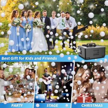 Fog Bubble Machine - 2-in-1 Smoke Maker for Events