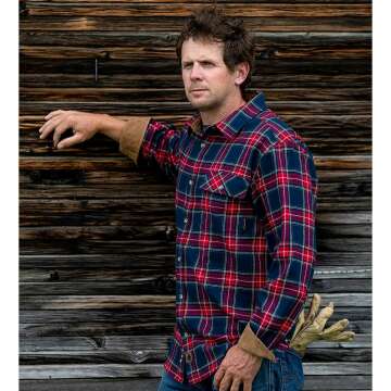 Whitetails Buck Camp Flannel for Men