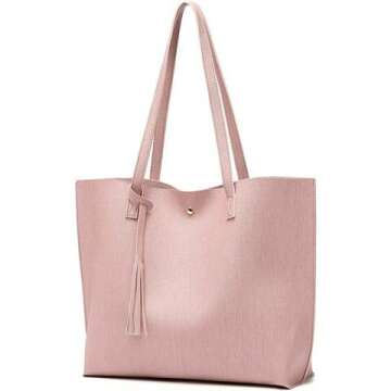 Women's Faux Leather Tote Bag