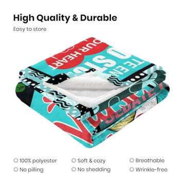 Soft Warm Nurse Throw Blanket for Healthcare Heroes