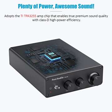 Fosi Audio TB10D 600W HiFi Stereo Amplifier