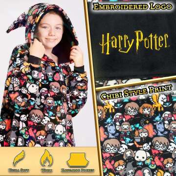 Harry Potter Hoodie Blanket for Kids - Cozy and Fun