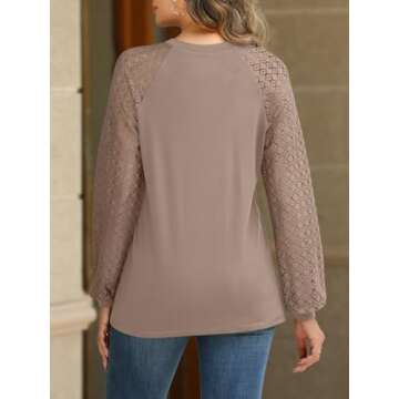 AUTOMET Long Sleeve Lace Shirts - Fall Fashion 2024