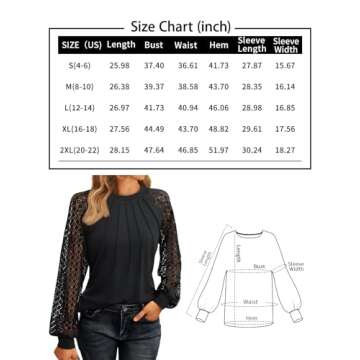 AUTOMET Long Sleeve Lace Shirts - Fall Fashion 2024