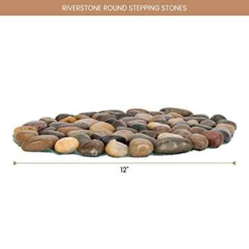 Riverstone Stepping Stones for Decorative Garden Paths