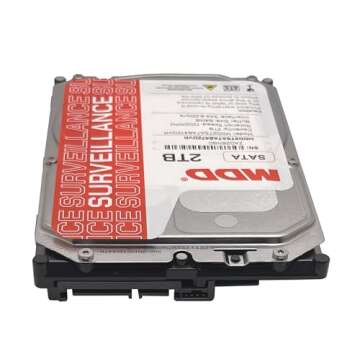 MDD 2TB 64MB Cache 7200RPM SATA 6.0Gb/s 3.5inch Internal Surveillence Hard Drive - MDD2TSATA6472DVR (Renewed)