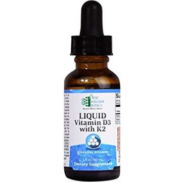 Ortho Molecular - Liquid Vitamin D3 with K2 - 1 OZ Liquid