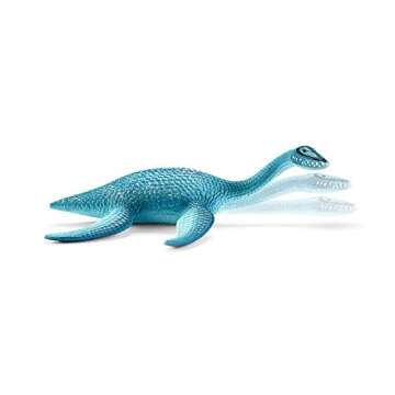 Schleich Dinosaurs Realistic Plesiosaurus Figurine with Bendable Neck - Authentic and Highly Detailed Prehistoric Jurassic Dino Toy, Highly Durable for Education and Fun for Boys and Girls, Ages 4+