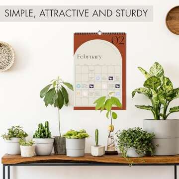 Aesthetic 2024-2025 Wall Calendar for Easy Planning