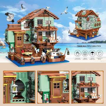 Fisherman's Wharf House Building Kit - 2046 Pieces