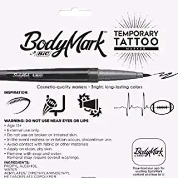 BodyMark Temporary Tattoo Markers & Stencils