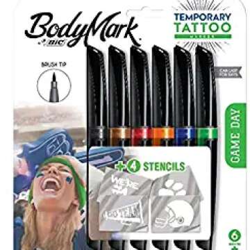 BodyMark Temporary Tattoo Markers & Stencils