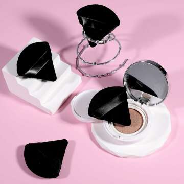 Pimoys 6 Pieces Soft Powder Puff Set for Makeup