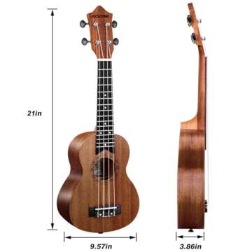 Beginner AODSK Soprano Ukulele Kit for All Ages