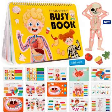 Engaging Freebear Montessori Busy Book for Back to School