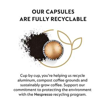 Nespresso Capsules Vertuo, Melozio, Medium Roast Coffee, 30-Count Coffee Pods, Brews 7.77 fl. oz.