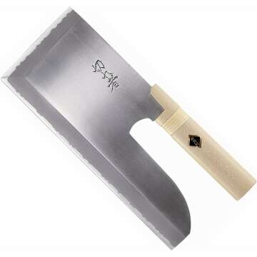 A-1042 Left-Handed Stainless Steel Noodle Knife - 10.6 Inches