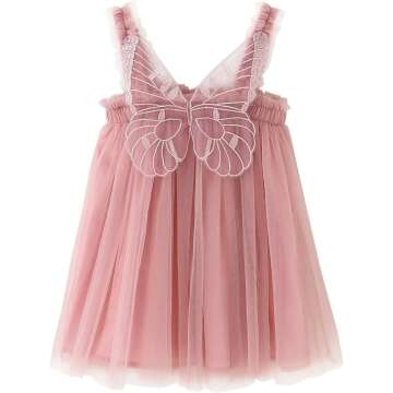 Layered Butterfly Tulle Tutu Dresses