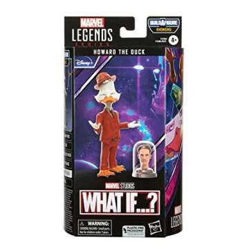 Marvel Legends Series MCU Disney Plus Howard The Duck What If Series Action Figure 6-inch Collectible Toy, 2 Accessories and 1 Build-A-Figure Part