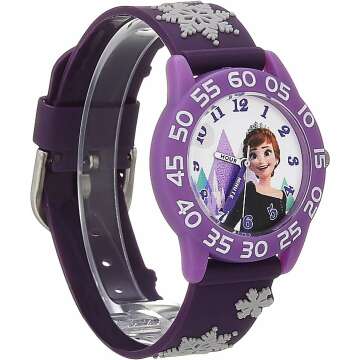 Frozen Kids' 3D Strap Time Teacher Analog Watch