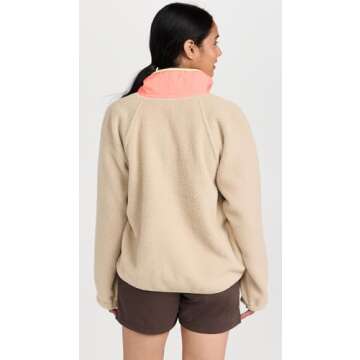 FP Movement Women's Hit The Slopes Pullover, Clay Combo, Tan, XS