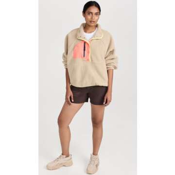 FP Movement Women's Hit The Slopes Pullover, Clay Combo, Tan, XS