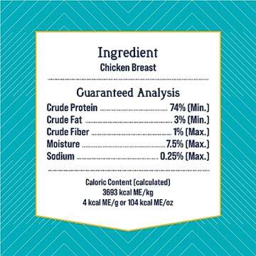 Stewart Freeze Dried Dog Treats, Chicken Breast, 14.8 oz Grain Free & Gluten Free, Resealable Tub, Single Ingredient, Training Treat in Beef Liver, Salmon, Chicken Liver & Chicken Breast 4, 14, 21 oz