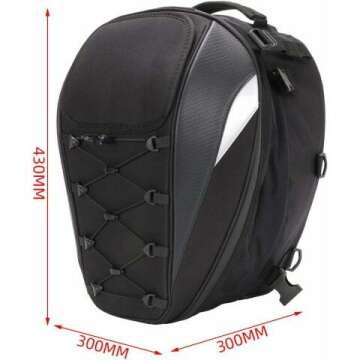 Dual Use Tail Bag & Backpack for Motorcycles