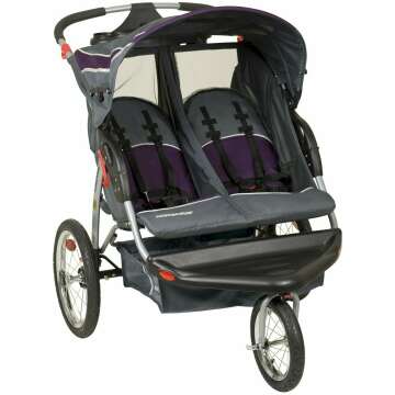 Baby Trend Expedition Double Jogger Stroller, Elixer - Perfect for Active Families!