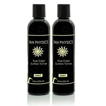 Lot of 2 Tan Physics True Color Sunless Self Tanner Tanning Lotion (Tan Physics (2 Pack))