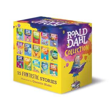 Roald Dahl Collection 15 Fantastic Stories Box Set Including Boy, The BFG, Matilda and Charlie and the Chocolate Factory