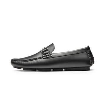 Bruno Marc Men's Driving Penny Loafers Casual Slip-on Moccasins Shoes,Size 10,Black,HUGH-01