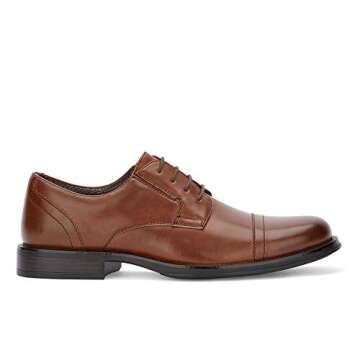 Dockers Men's Oxford Shoe - Tan Cap Toe Dress Shoes