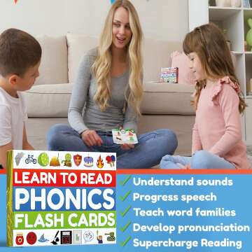 Phonics Flash Cards - 20 Stages to Reading Success