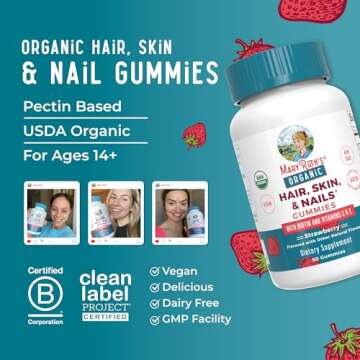 MaryRuth Organics Biotin Gummies for Hair Growth