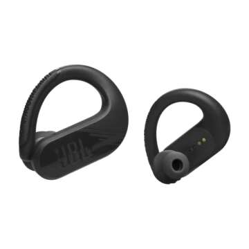 JBL Endurance Peak 3 Dust and Waterproof True Wireless Active Earbuds - Black (Renewed)