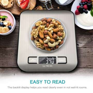 Ultrean Digital Food Scale for Cooking and Baking