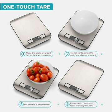 Ultrean Digital Food Scale for Cooking and Baking