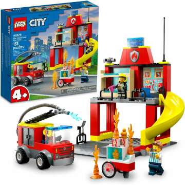 Lego City Fire Station and Fire Engine 60375: Fun Pretend Play for Kids