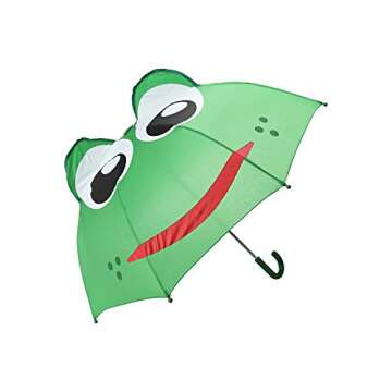 Western Chief Boys' Little Character Umbrella, Fritz The Frog, One Size