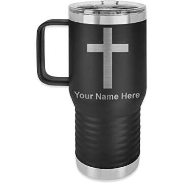 Christian Travel Mug with Handle