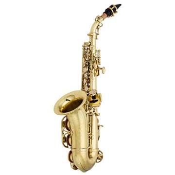 Jean Paul USA Soprano Saxophone, Gold (SS-400GP)