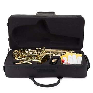 Jean Paul USA Soprano Saxophone, Gold (SS-400GP)