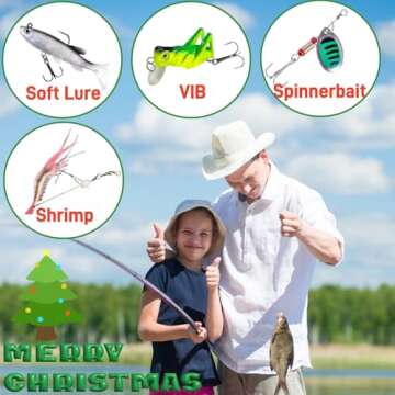 Fishing Advent Calendar 2024 with 27 Lures