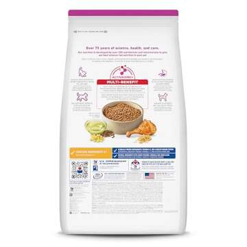 Hill's Science Diet Small & Mini, Adult 1-6, Small & Mini Breeds Premium Nutrition, Dry Dog Food, Chicken & Brown Rice, 15.5 lb Bag