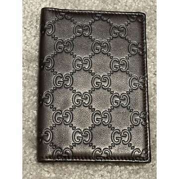 Gucci Brown Guccissima Passport Holder | eBay