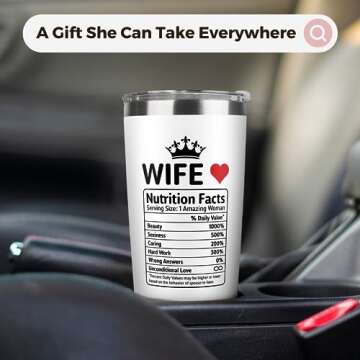 20 Oz Tumbler - I Love You Gifts for wife